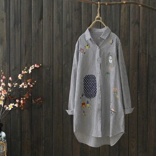 ARANSUE Women's Striped Shirts