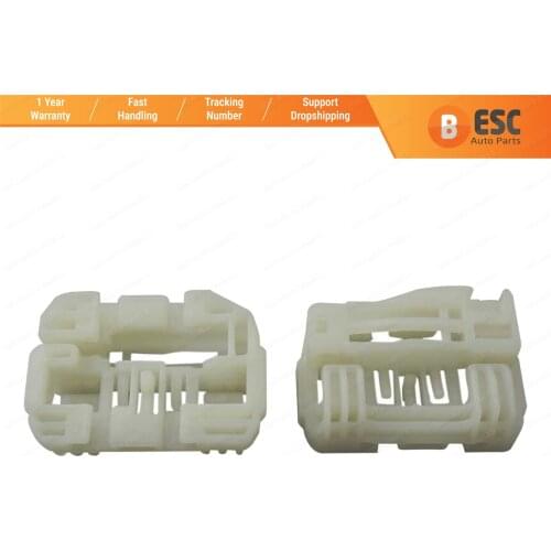 ESC Auto Parts EWR5018 2 Pieces Window Regulator Repair Clips Brackets Front Right Door for Hyundai I30 MK1 2007-2011
