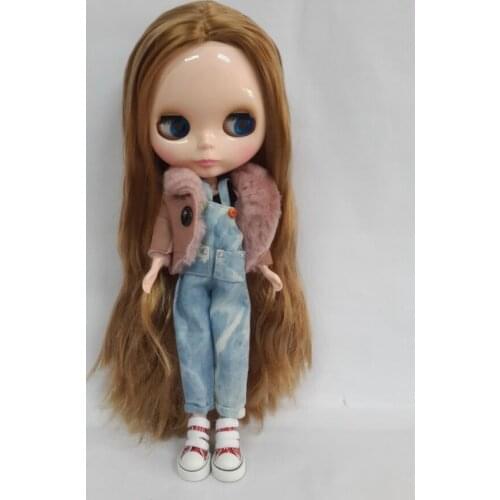 Free shipping Long straight hair ,DIY customs doll (TWAS89)