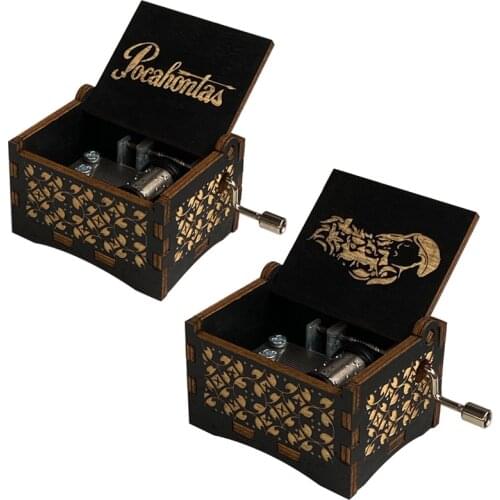 Wooden Music Box Color Music Box Holiday Gift Birthday Gift Wooden Small Box Daughter Son Christmas Gift