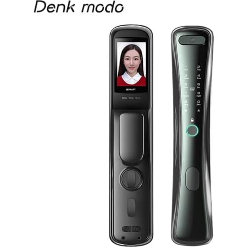 Denk modo Biomertic Fingerprint Wifi Lock Smart Door Lock With Password IC Card APP Control Key Unlock For Home Apartment Office