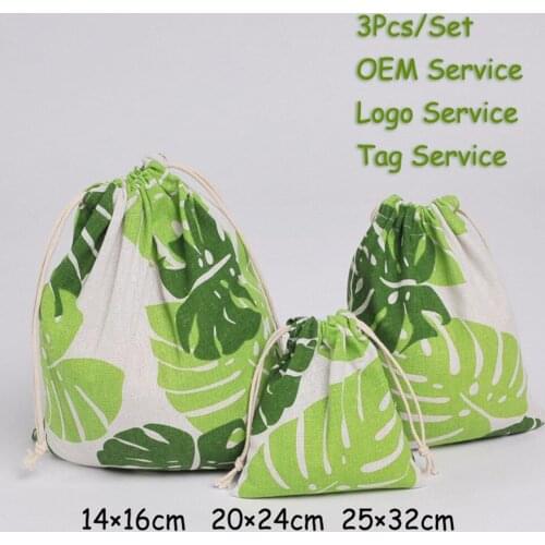 Cotton Coffee beans Storage bag Make Up Cosmetic bag Jewlery Organizer Candy Pouch Perfume Gift Bag Aromatherapy Dry Flower bag