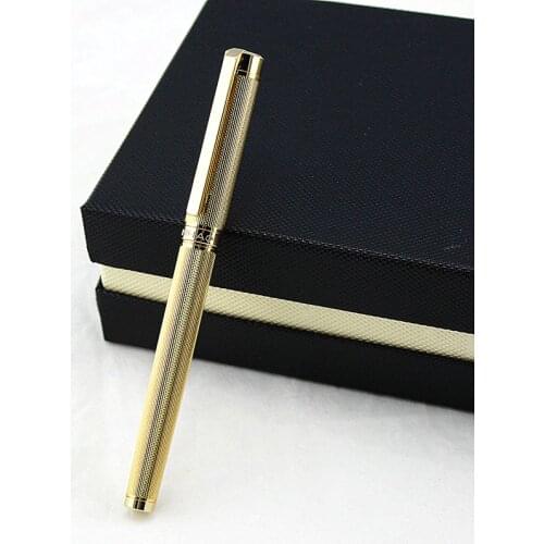 Jinhao Metal silver/gold Fountain Pen 0.5 Nib Beautiful Tree Texture Excellent Writing Gift for Business Office Gift ink Pen