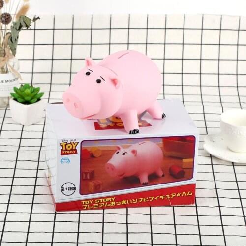 Disney Toy Story 4 Hamm Ham Pig Piggy Bank Pvc Of Material Action Figures Mini Dolls Kids Toys Model Ornaments Kids Holiday Gift