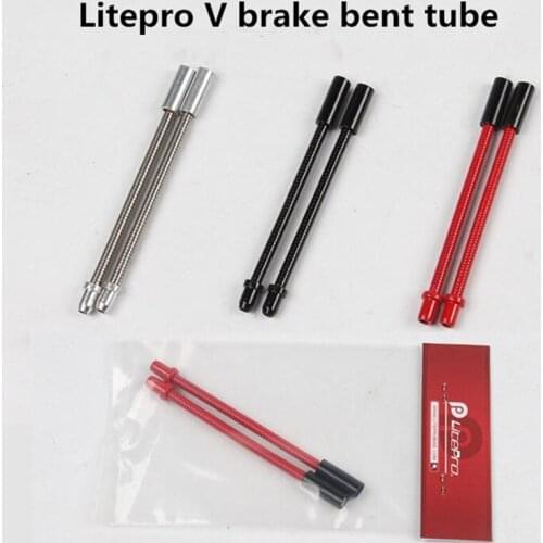 Litepro LP Soft Bent Pipe Road Bicycle Folding Bike V Brake Pipe Stainless Steel Soft Bend Tube V-brake Pipe
