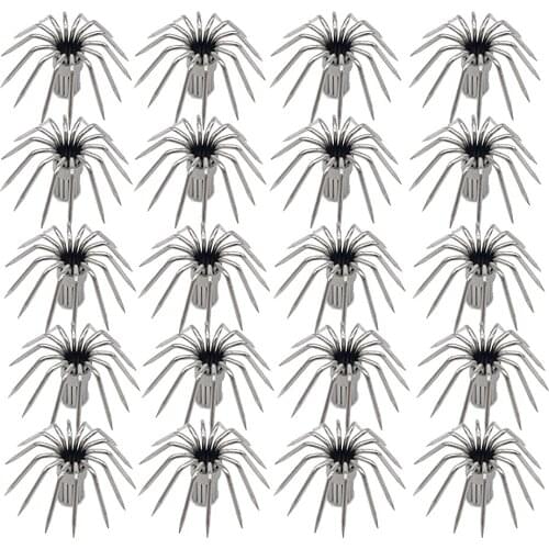 Multi-size Cuttlefish Squid Jig Lure Hooks Sharp Umbrella Hooks for Shrimp Octopus(Pack of 20pcs)