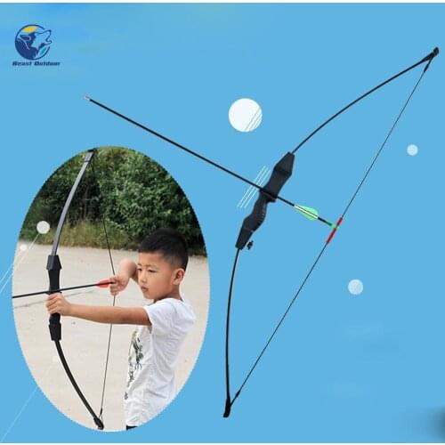 Outdoor Entry Sports Youth Practice Bow And Arrow 41 Inches Set For Children Outdoor Archery Hunting Toy Set