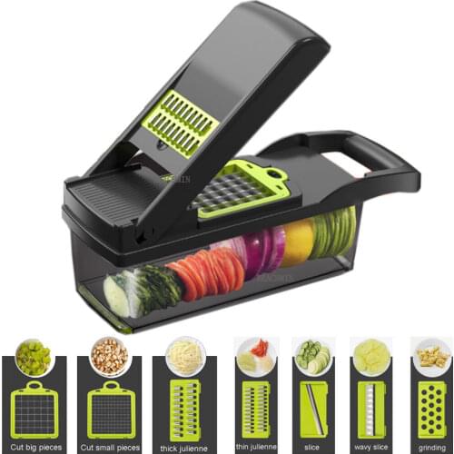 Mandoline Vegetable Cutter Fruit Slicer Grater Peeler Chopper Tomate Potato Peeler Carrot Grater Drain Basket Kitchen Tool