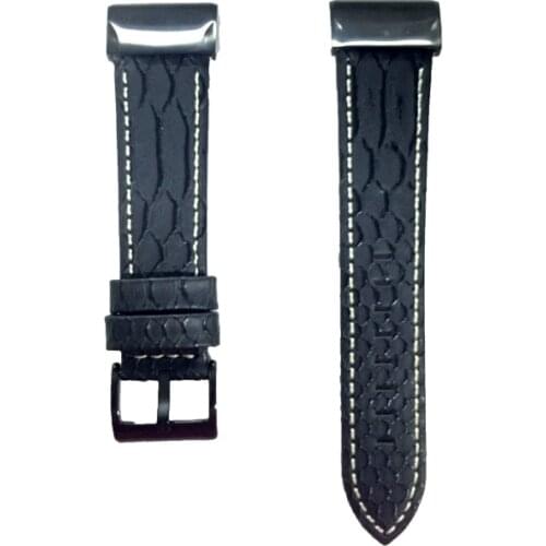For Garmin Smart Watch Strap Real Leather Bracelet Replacement Parts Watch Strap For Garmin Fenix 3 5X Mens Watch Wrist Band