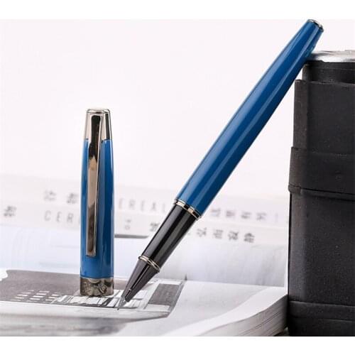 Picasso 920 Vintage Meteorite Blue Roller Ball Pen Pimio Metal Financial Pen For Office & Home Writing Pen Supplies No Gift Box