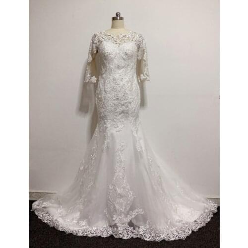 Mermaid Wedding Dress Custom Made Bridal Gown