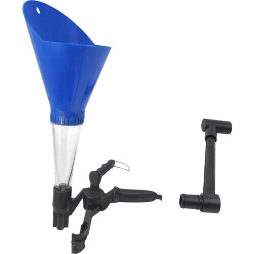 Plastic Universal All in one Automotive Car Engine Oil Funnel with Clamp