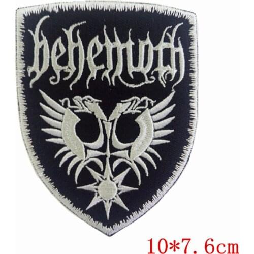 Embroidered Logo Designs Behemoth HARDCORE rock band iron-on patch