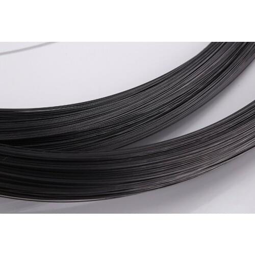 0.8--2.0MM, 30M, T9A music wire, high strength black steel wire, spring steel wire,single strand