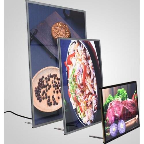 A4 signs fast food display restaurant menu frame restaurant signboard