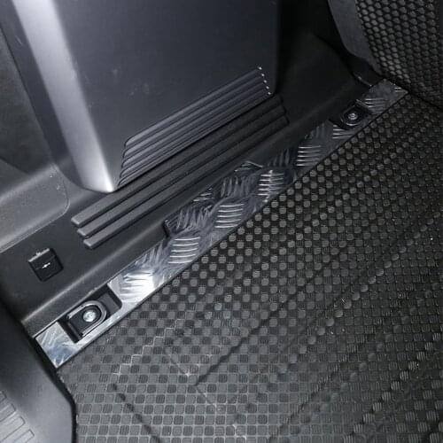 For Land Rover Defender 110 2020 2021 Aluminum Alloy Car Rear Trunk Anti-scratch Board Cover Bumper Scratch Stickers Accessories