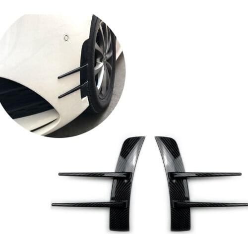 Car Carbon Fiber Front Bumper Spoiler Flank Wind Knife for Mercedes Benz a Class A180 A200 A220 W177