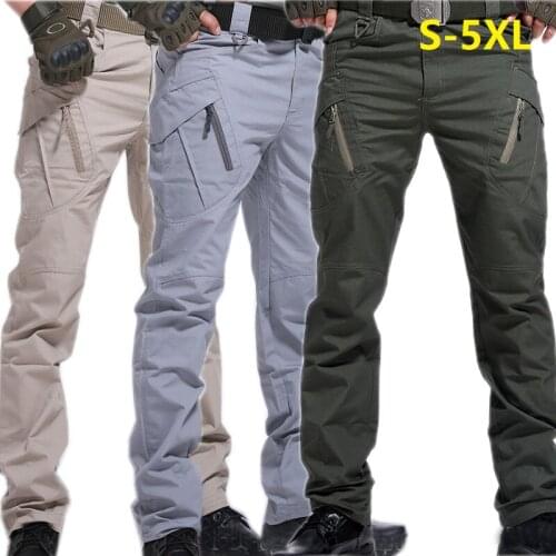 Cargo Pants Army Trousers City Military Tactical Pants Men Big Size Combat Multi Pockets Waterproof Durable Training pants S-5XL