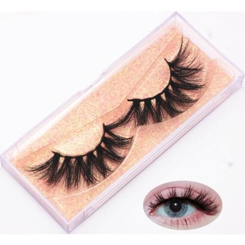 KEKEBAICHA cruelty free mink hair natural thick lashes wispy makeup extension tools 3D mink eyelashes soft false lashes E15 Lash