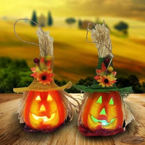 Halloween Pumpkin Lamp Foam Hollow Flower Pumpkin Lantern Pumpkin Light for Party Home Halloween Decoration Prop
