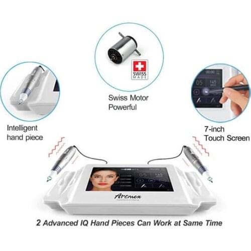 High Quality Permanent Makeup machine digital Artmex V8 touch Tattoo Machine set Eye Brow Lip Rotary Pen MTS System tattoo gun