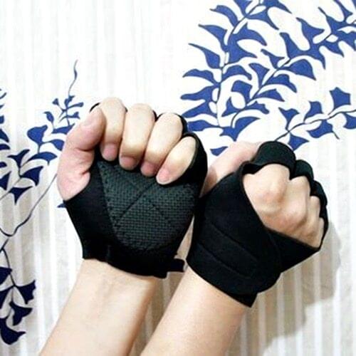 Neoprene Weight Lifting Gloves Anti Slip Gym Fitness Gloves Rubber Padded Men & Womens Exercise Body Building Training Workout