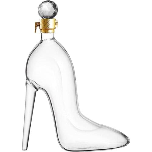 Novelty Whisky Decanter Luxurious Crystal Glass Merlot Vodka Wine Bottle Women Gift