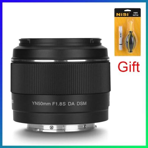 YONGNUO YN50mm F1.8S Lens 50mm F1.8 Larege Aperture APS-C Standard Prime E-Mount Auto Manual Focus AF MF USB for Sony Cameras