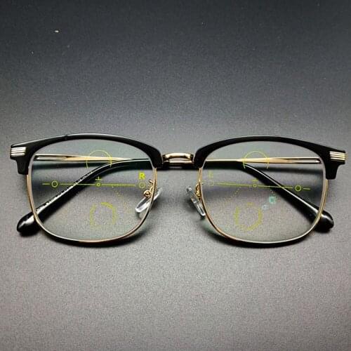 NOMANOV Portable See Far and Near Multifunction Anti-blue Light Progressive Multifocal Reading Glasses Add 75 to Add 400