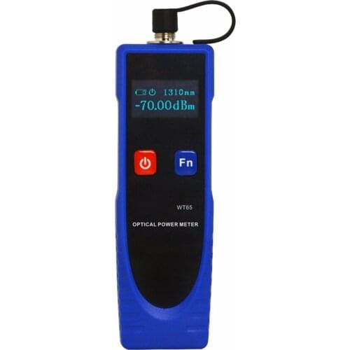 Portable power meter universal interface optical power meter 6 wavelength optic WT65 selection power meter