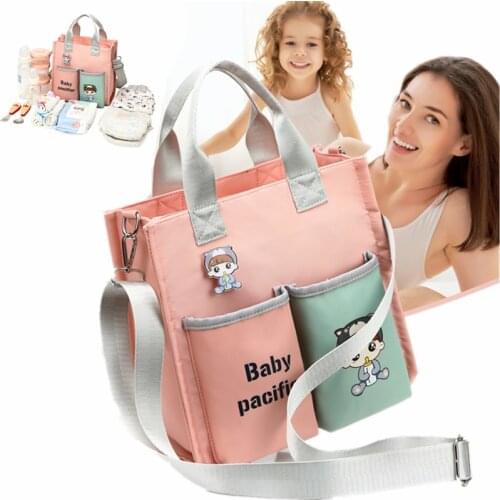 Baby Diaper Bags Large Capacity Mommy Bag Mom Travel Shoulder Bag Waterproof Baby Nappy Bag Portable Stroller Multifunction Bags