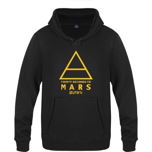 30 Thirty Seconds To Mars 30STM Rock Rap Hoodie Sweatshirts Men Fashion Mens Long Sleeve Hip Hop Hooded Fleece Pullover Hoodies
