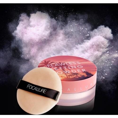 FOCALLURE Oil Control Loose Powder Setting Makeup Concealer Waterproof Cosmetic