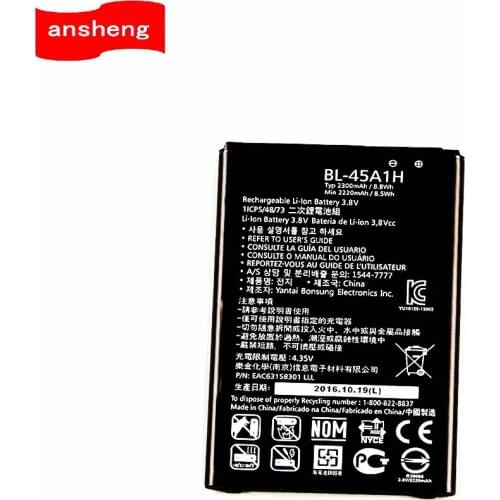 High Quality 2300mAh BL-45A1H Battery for LG K10 LTE F670L F670K F670S F670 Q10 K420N