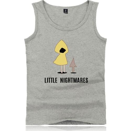 Little Nightmares Vest Fashion Men Sports Tops Games Print Unisex Summer Sleeveless Harajuku Streetwear Loose Vest Women Top