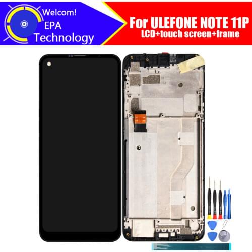 ULEFONE NOTE 11P LCD Display+Touch Screen Digitizer+Frame Assembly 100% Original LCD+Touch Digitizer for ULEFONE NOTE 11P