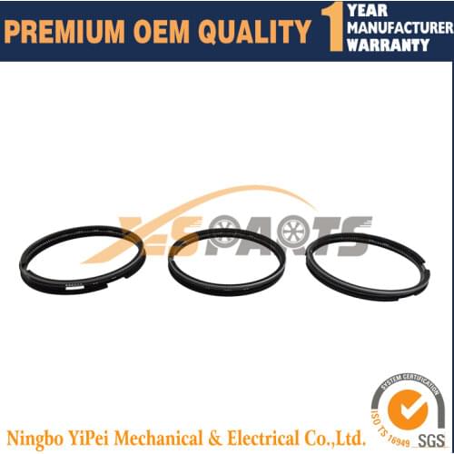 3 set Piston Ring STD 67mm for KUBOTA D722