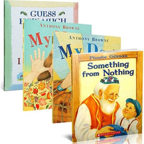 4 set Childrens English Education Bedtime Storybook Art books essential readings for childrens enlightenment Literary novel