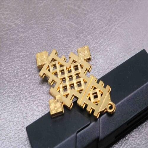 African Cross Egyptian Jesus Cross Bead Medal, Christ Jesus Rose Cross Rosary Egypt 10 Pieces