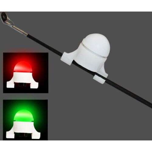 Electronic Fishing LED Light Fishing Bite Alarms Fishing Line Gear Alert Indicator Rod Tip Carp Night Fishing Auto Recognition