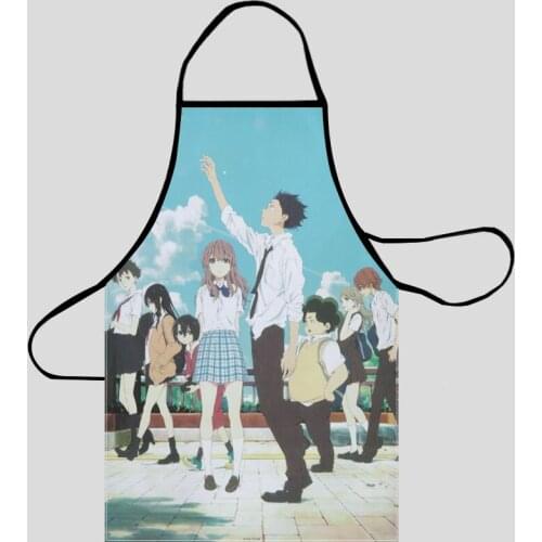 Koe no Katachi Apron Professional for BBQ, Baking, Cooking for Men Women 68X95cm and 50X75cm