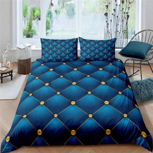 Home Living Luxury 3D Diamond Bedding Set Comfortable Duvet Cover Set Kids Bedding Set Queen and King EU/US/AU/UK Size