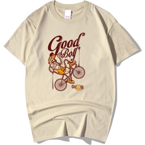 2021 Summer New100% Cotton Good Boy Printing T Shirt Men O-neck T-shirt Male High Quality Casual Short-Sleeve For Male Tops