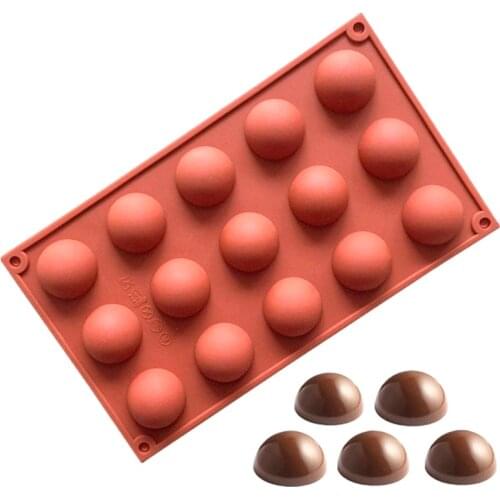 Hemisphere Shape Silicone Mold for Baking Cake Mold Bakeware Silicone Form for Mousse Cakes Bakery Silicone Molds