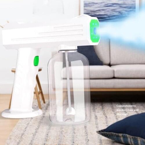USB Charging Atomizing Mist Sanitizer Sprayer, 480ml Disinfectant Fogger Machine 2600mAh