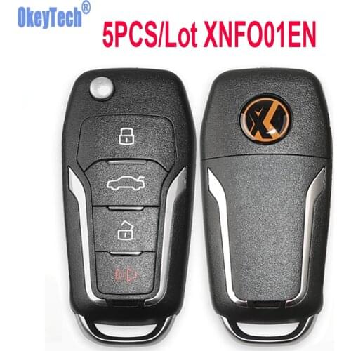 5PCS/Lot Xhorse XNFO01EN 4 Buttons Universal Remote Key Wireless For Ford English Version For VVDI/VVDI2 Mini Key Tools