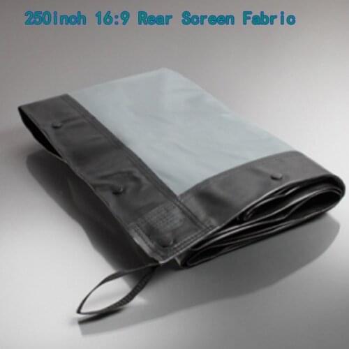 HD 200inch 16:9 Rear Screen Fabric Back Projection Use For Fast Folding Frame Projection