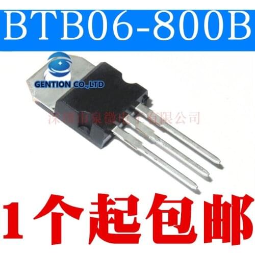 10PCS BTB06-800B bidirectional thyristor TO-220 in stock 100% new and original