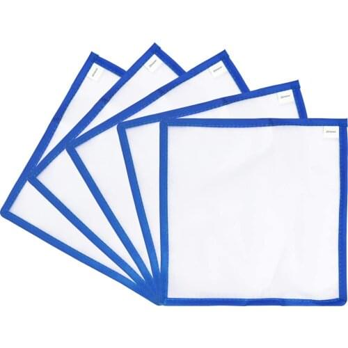 10cm 25cm 5pcs 25 Micron Pressing Screen for Herbal Hash Bubble Ice Bag An Essentiaal Part of Drying Process 5 Pieces, White