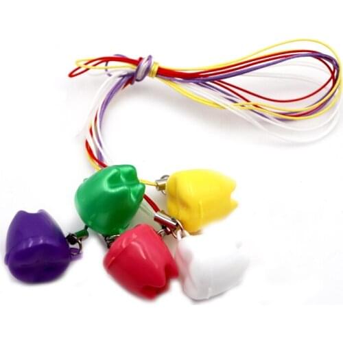 5pcs Dental Baby Teeth Storage Box Colorful Children Milk Deciduous Teeth Mini Box Oral Tooth Souvenir